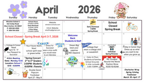 April Calendar